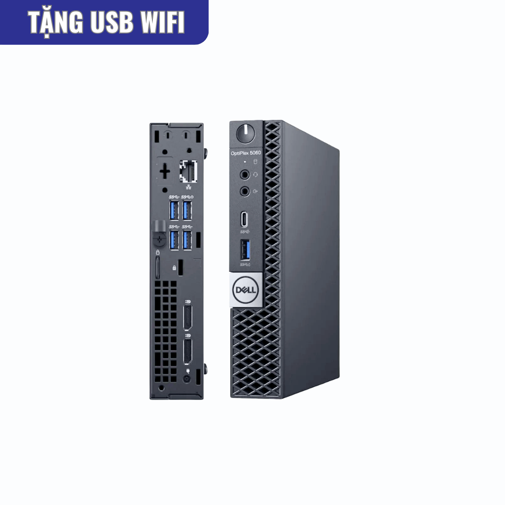 DELL 3060/5060 Micro: Chip i3 8100/ Ram 16GB/ SSD 256GB/ Wifi